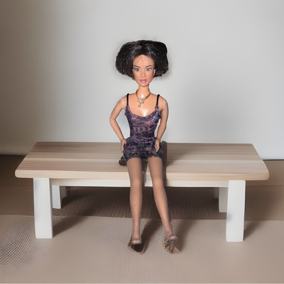 Galoob 1998 Spice Girls On Tour POSH SPICE ( DOLL ) Victoria Beckham PRE-OWNED - Picture 6 of 7